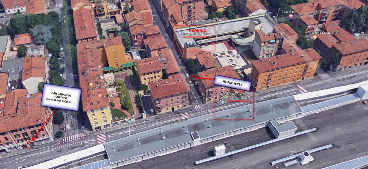 Stazione Centrale Bed and Breakfast Bologna Eksteriør billede